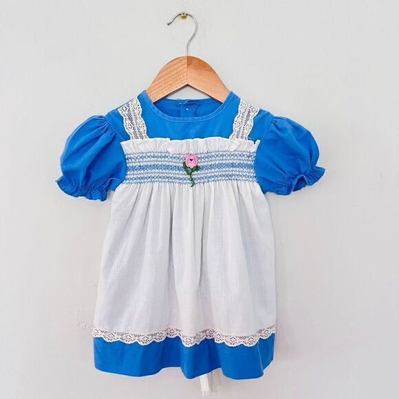 Vintage handmade apron dress | 6 months - Picture 1 of 6